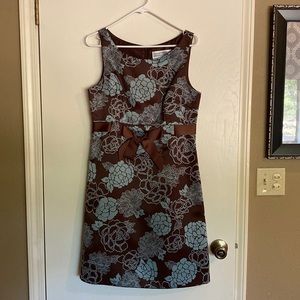 Jessica Howard, size 10, brown and aqua blue